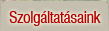Szolgáltatásaink